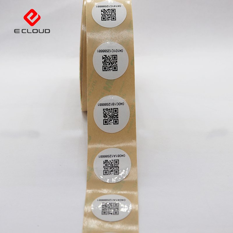 Access Control Card RFID Tag Label Printable Custom Size for Link Sharing with QR Code Ntag213 Chip NFC Sticker
