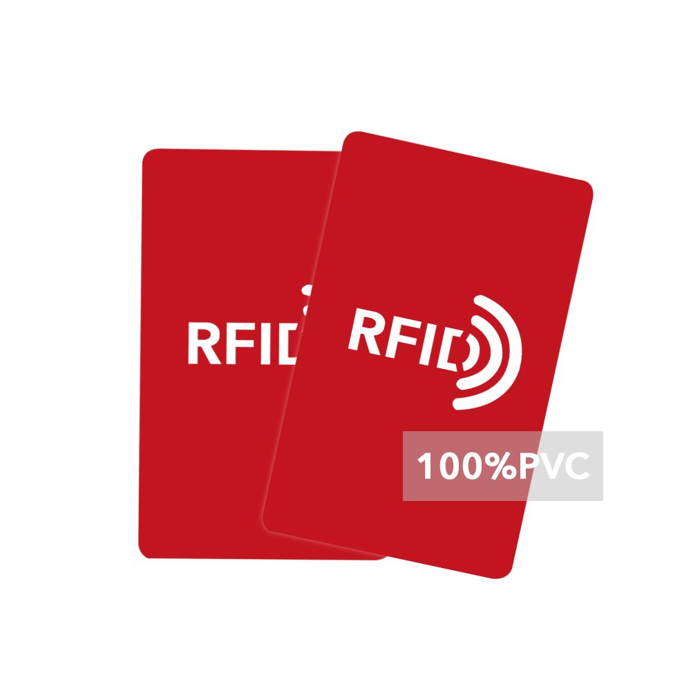 Factory custom logo Mini RFID Plastic Card PVC Blank Chip Card