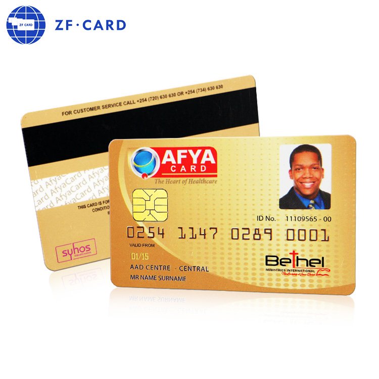 Plastic printed invisible UV ink Fudan 1k/Fudan 4k employee RFID access control cards