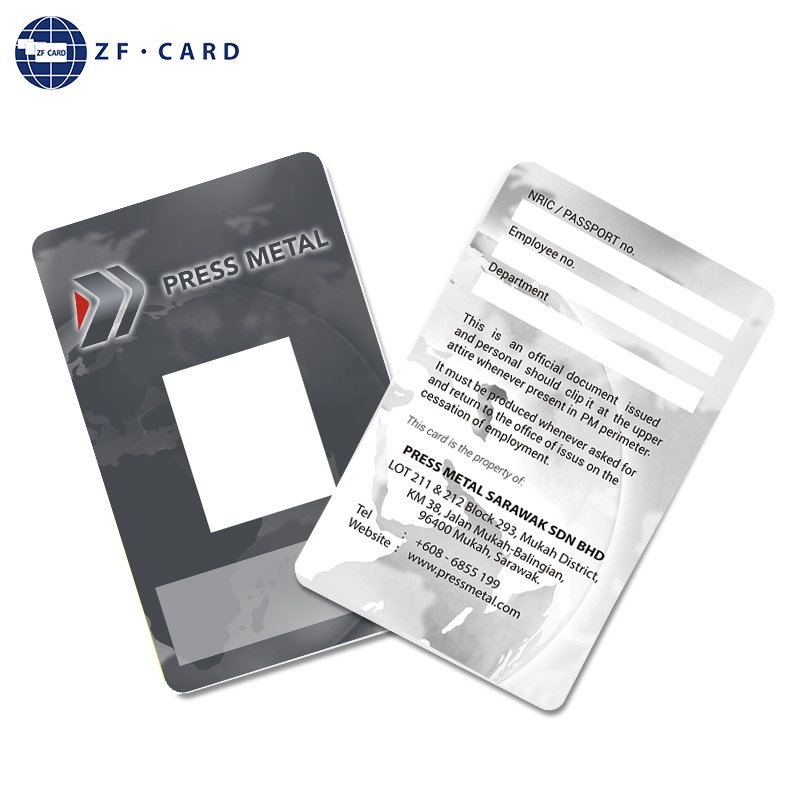 Plastic printed invisible UV ink Fudan 1k/Fudan 4k employee RFID access control cards