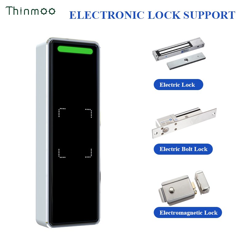 Thinmoo Smart Keypad RFID Reader Module 13.56MHz Door Access Control with NFC & WiFi Communication for Office Use
