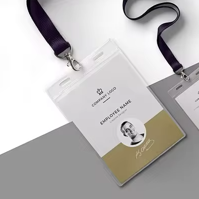 high quality factory price RFID NFC Pvc Hanging ID Card student doctor employee Card for access control
