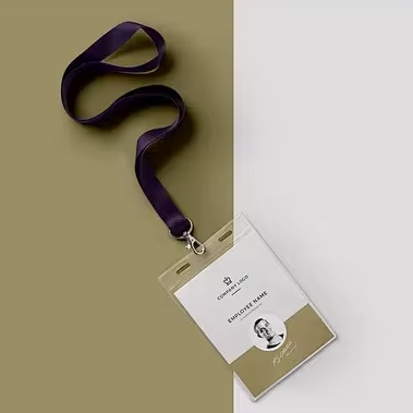 high quality factory price RFID NFC Pvc Hanging ID Card student doctor employee Card for access control