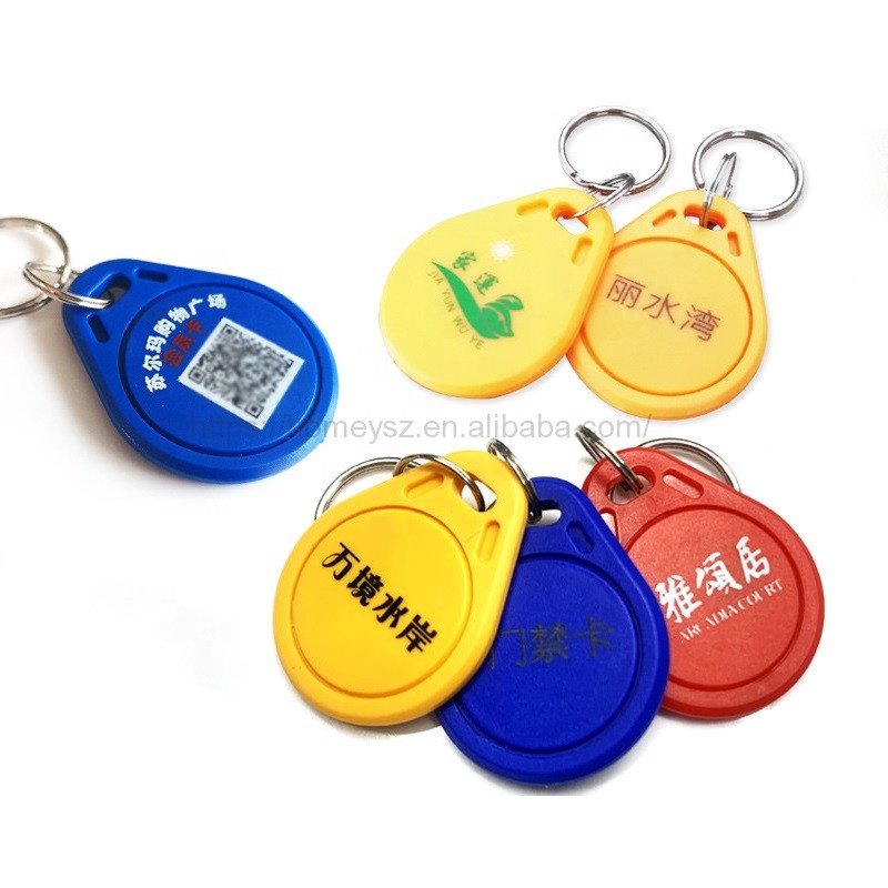 waterproof ABS 13.56MHz CUID UID programable RFID Keyfob Rewritable Access control cards Key tag Door Lock Access Control Key