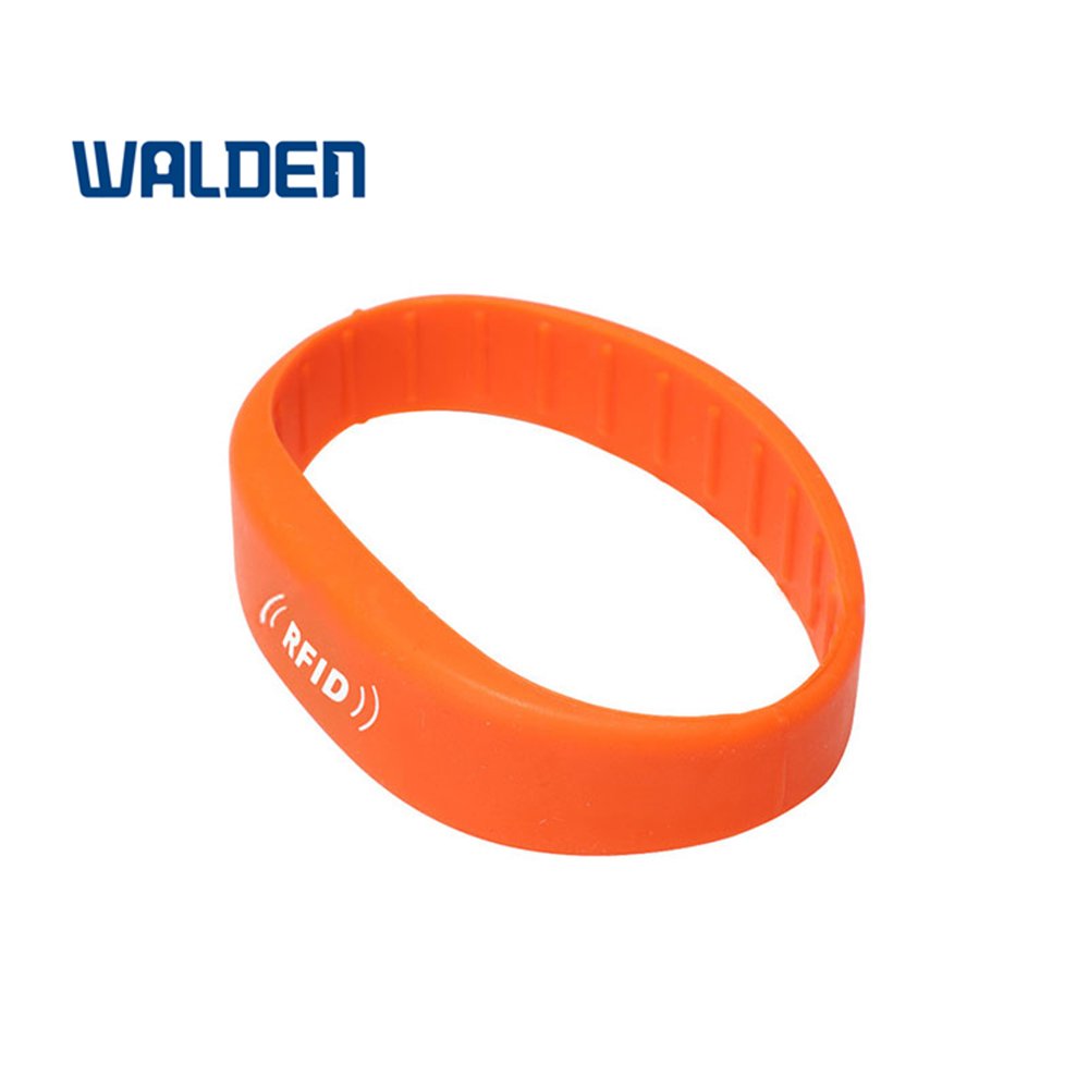 Not Adjustable Wrist Band 13.56mhz F08 IC Door Access Control Card RFID Tag Wristband Silicone Bracelets