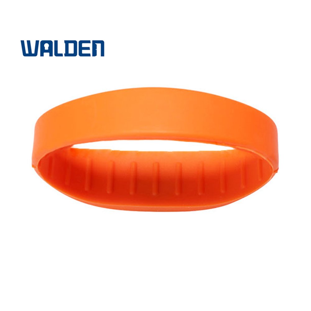 Not Adjustable Wrist Band 13.56mhz F08 IC Door Access Control Card RFID Tag Wristband Silicone Bracelets