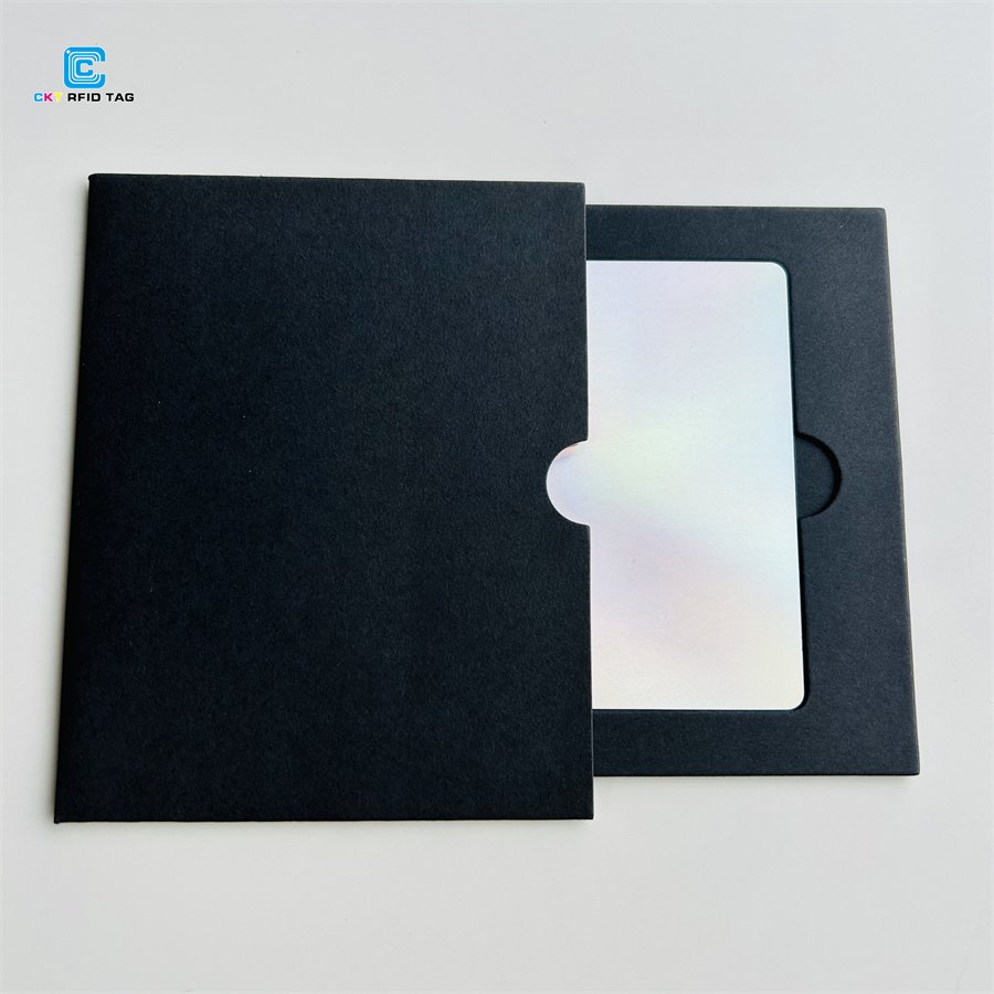 CKT Prism Digital Business Card RFID Plastic PVC Card NFC Laser Card
