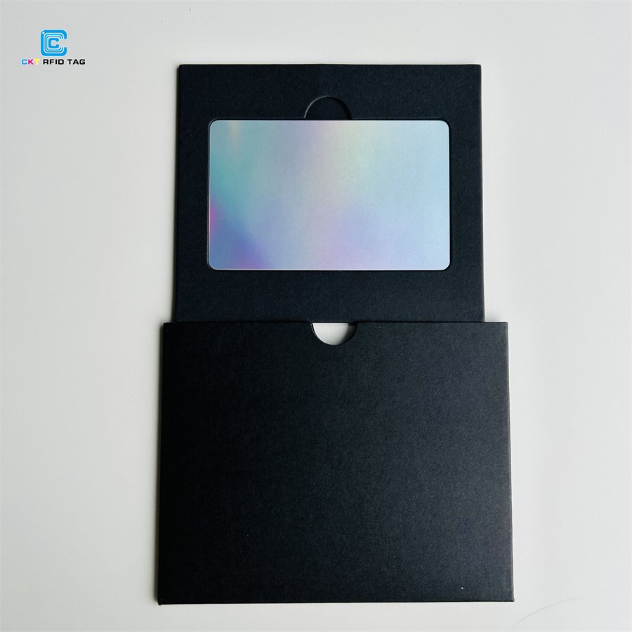 CKT Prism Digital Business Card RFID Plastic PVC Card NFC Laser Card
