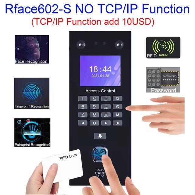 2.8Inch LCD TCP/IP USB Biometric 3000 Fingerprint Face Access Control Device System Support 125khz RFID Card Attendance machine