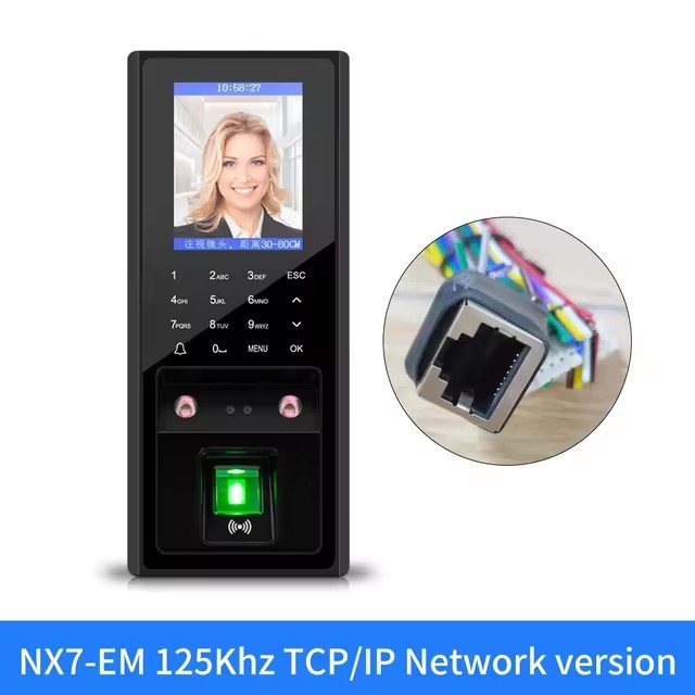 2.8Inch LCD TCP/IP USB Biometric 3000 Fingerprint Face Access Control Device System Support 125khz RFID Card Attendance machine