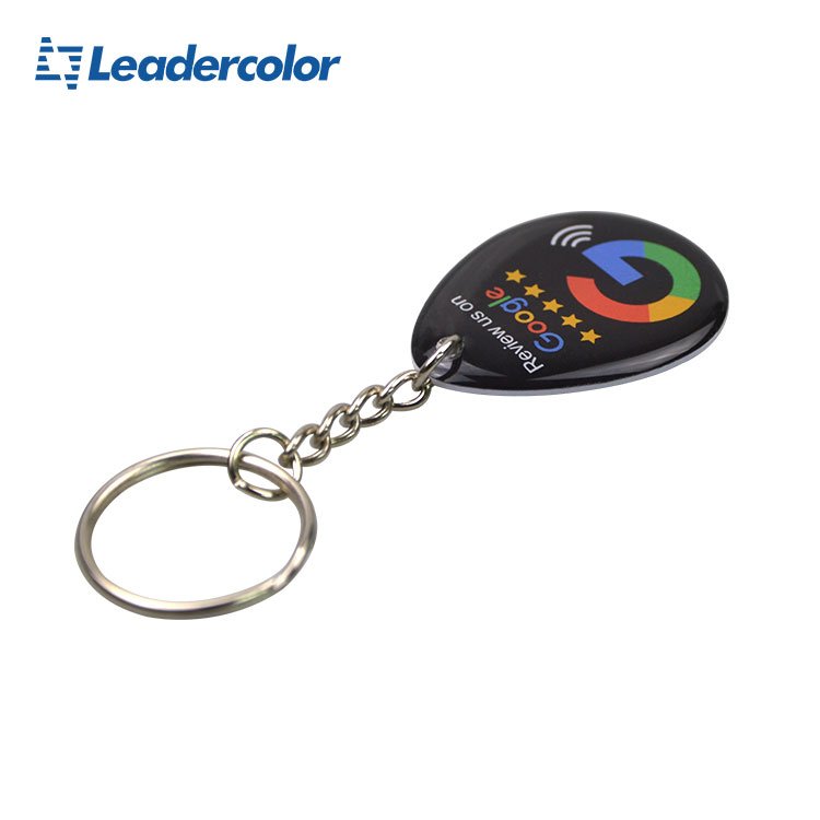 Factory Price 13.56mhz Waterproof Epoxy Google Review NFC Card RFID Tag For Your Business