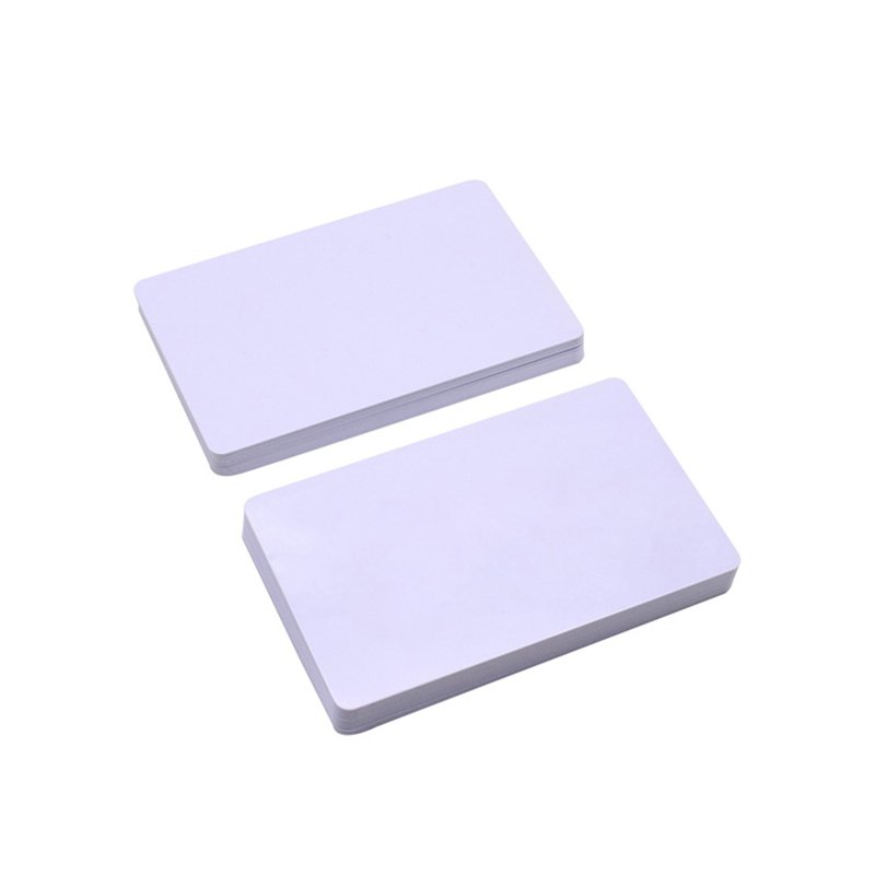 Plastic White Blank PVC Card Credit Card Size With F08 Chip for Access Control RFID Card