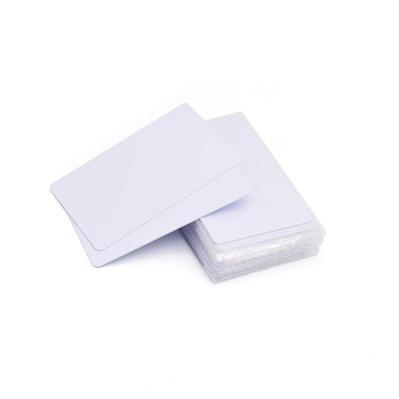 Plastic White Blank PVC Card Credit Card Size With F08 Chip for Access Control RFID Card