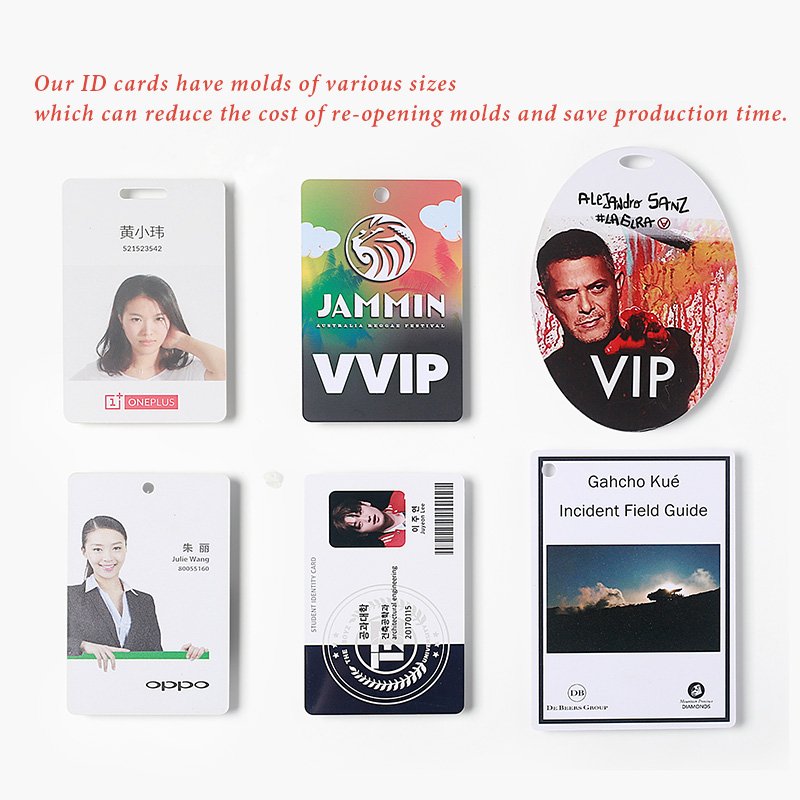 Employee ID Card Printing Factory Customized Plastic Student ID card And Holographic PVC ID card With Photo