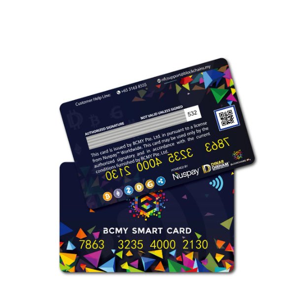 Custom Logo Printed QR Code 13.56mhz NFC Smart PVC Card Plastic for Business Card/ Social Media Card