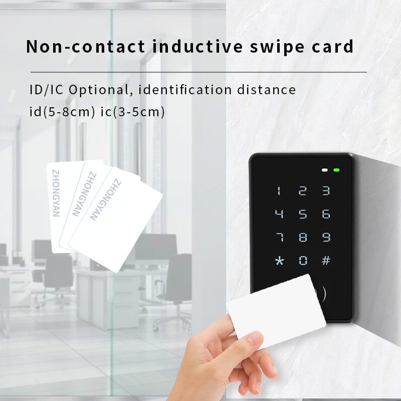 IP68 Waterproof Touch Keypad Smart Access Control Reader 125Khz EM RFID Door Access Controller Standalone Access Control