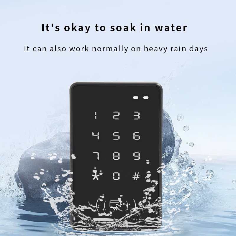 IP68 Waterproof Touch Keypad Smart Access Control Reader 125Khz EM RFID Door Access Controller Standalone Access Control