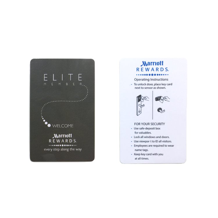 Rewritable EM4305 125KHz RFID Access Control Hotel PVC Card