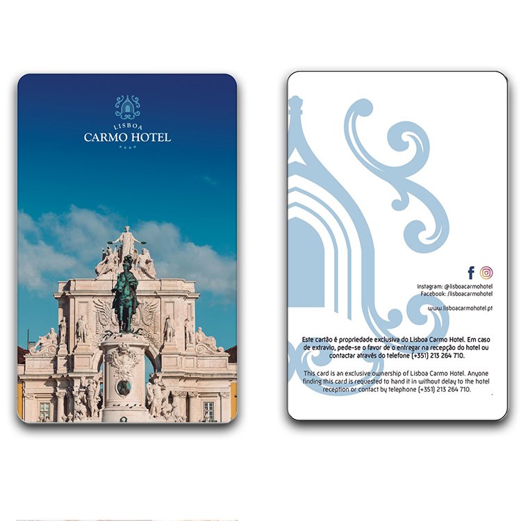 Rewritable EM4305 125KHz RFID Access Control Hotel PVC Card