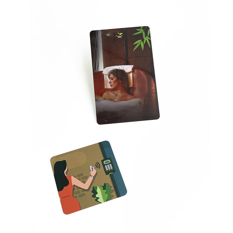 Rewritable EM4305 125KHz RFID Access Control Hotel PVC Card