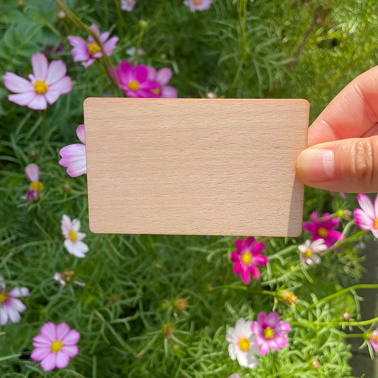 RFID Customized Logo Engraving Wood Cards Cherry Bamboo Wood Hotel Security Cards Proximity Hotel Access Control Key