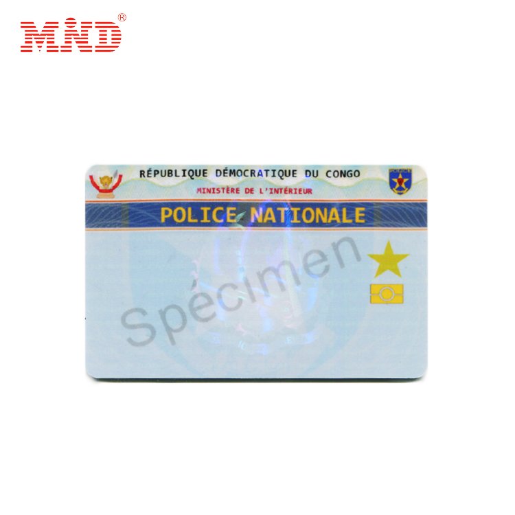 Custom Logo Print Security Anti-Fake PC ID Card /Print Personal Photo ID Card