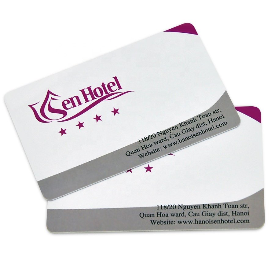 Factory Price Customized Logo Hotel Key Business Club Membership Card