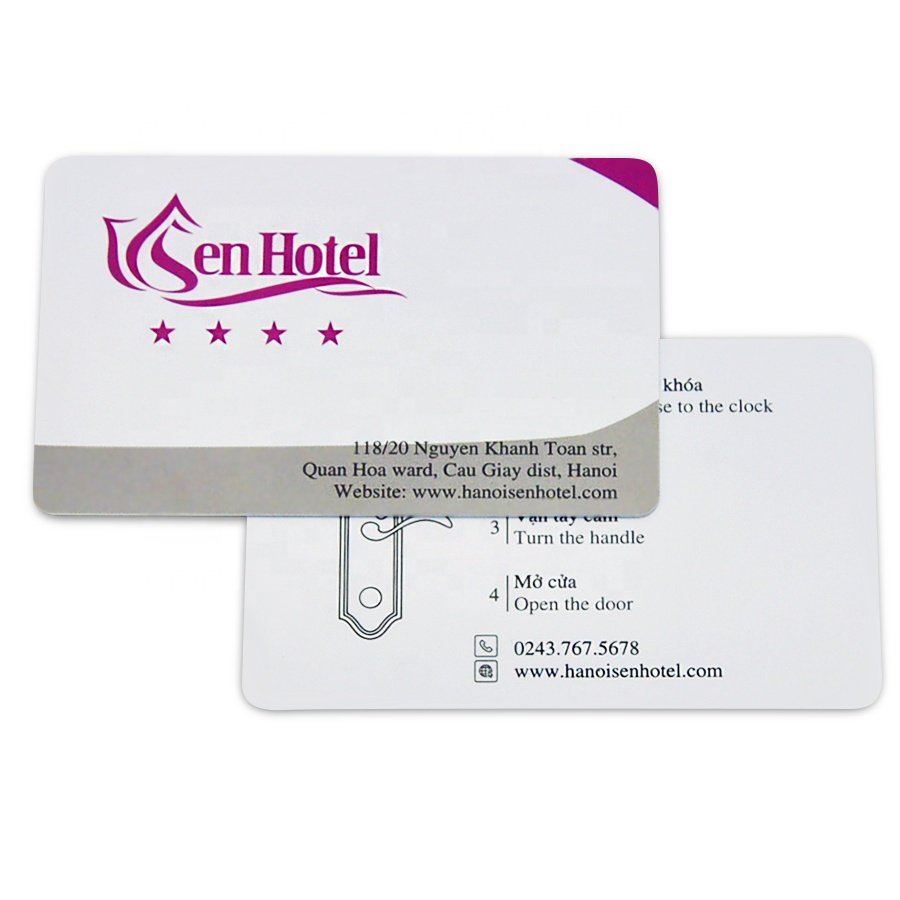 Factory Price Customized Logo Hotel Key Business Club Membership Card