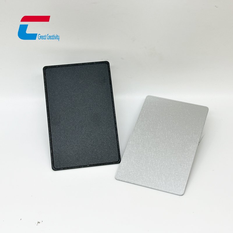 anodized nfc stainless steel card Ntag213 215 216 metal memory cards with chip