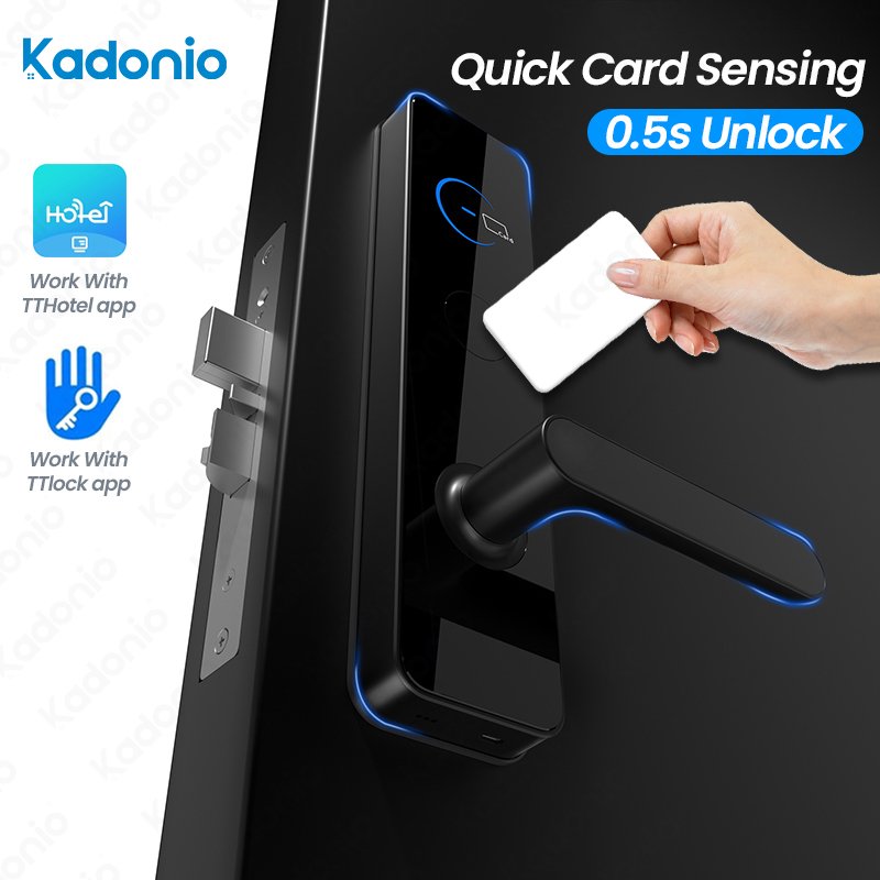 Kadonio Coffre Fort TT Hotel Management Locks, Master Key Card Access Control System, Safety Door Lock Hotel Card Encoder