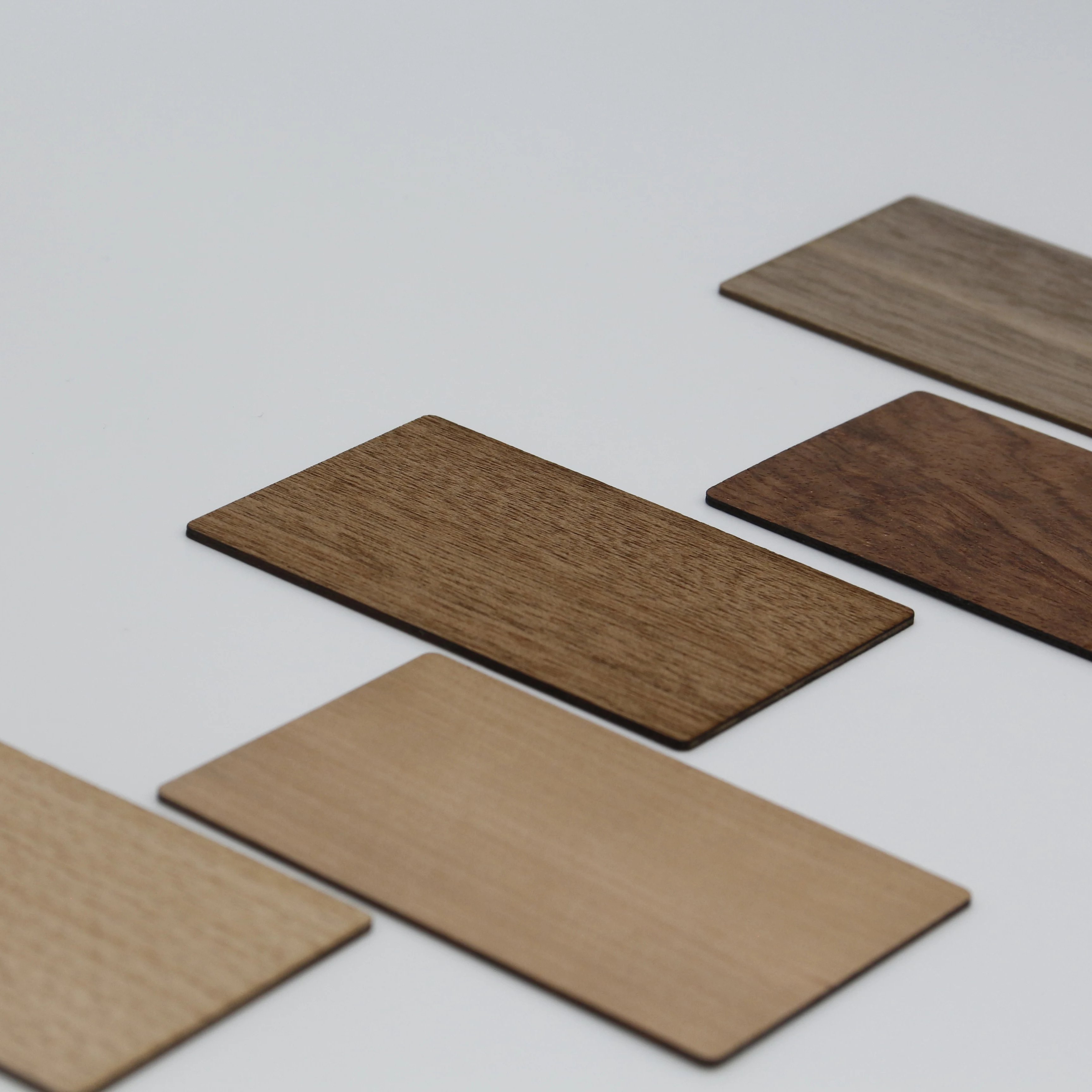 Eco Friendly Carving Logo 13.56Mhz NXP Chip Engraved wood card access control card