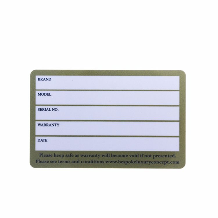 Multifunctional durable Access Control Smart Rfid Card die cut member signature card
