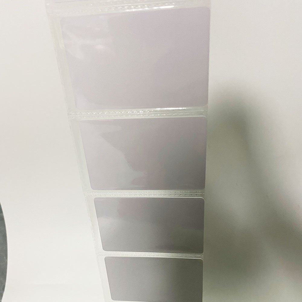 eco friendly 125khz / 13.56mhz white blank laserable NFC RFID Chip Polycarbonate PC Blank Smart ID Card for access control