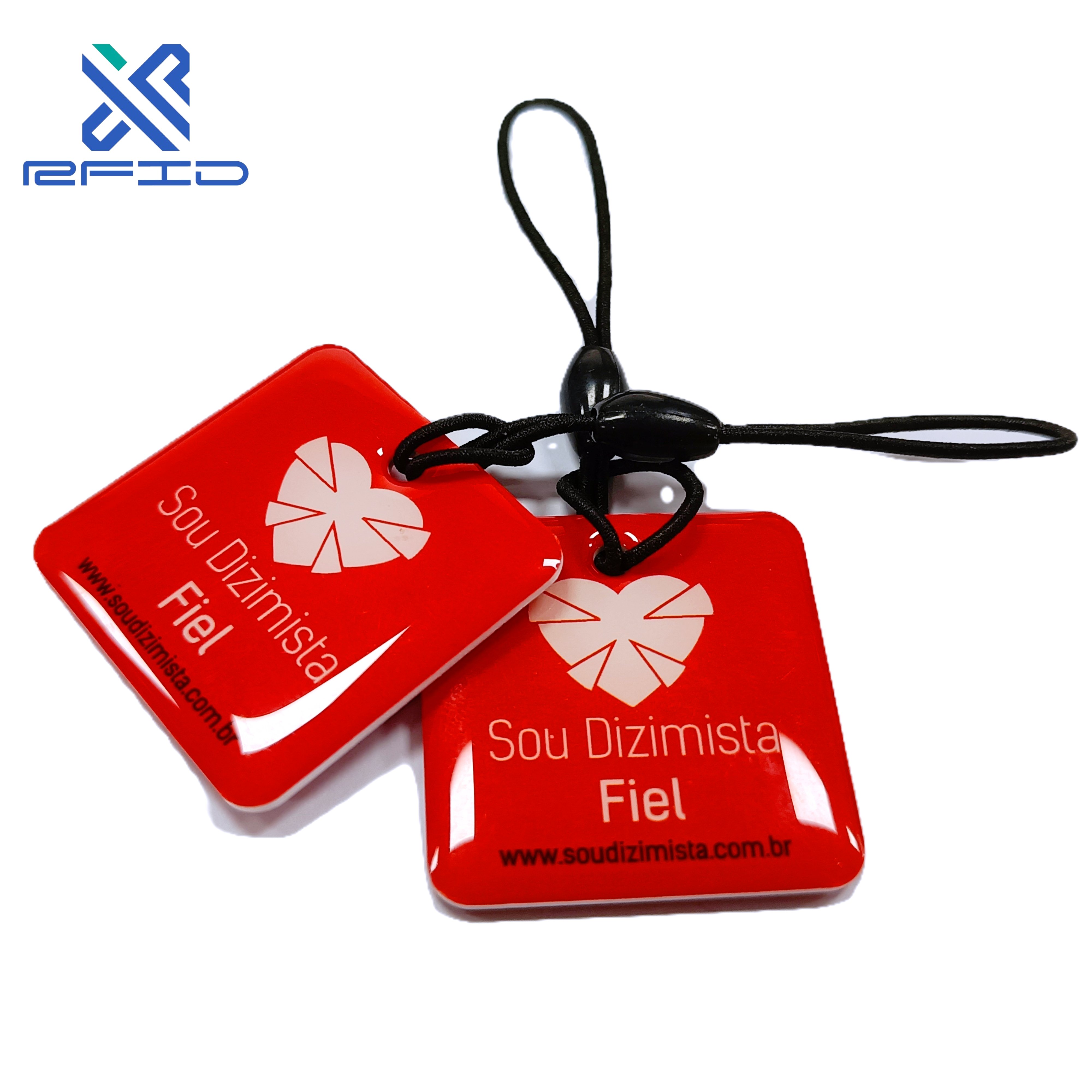 Customized Logo Printing 25mm Nfc Tag rfid cards logo Social Media Phone Tags Waterproof Epoxy Rfid Active Tag