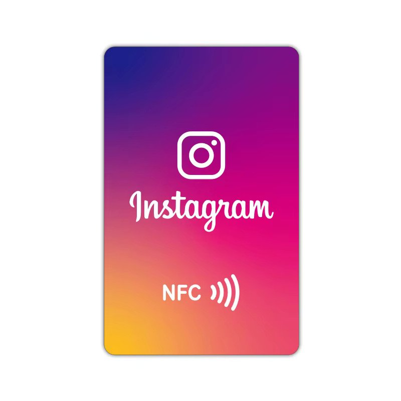 Custom 215 NFC Tiktok Instagram Google Business Visiting Card with Scan QR Code Presentation Cards for Social Media Mix