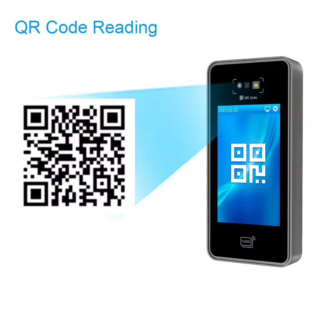 QR Code Access Control System Card Reader NFC RFID H with Wiegand USB RS485 RS232 Relay SDK API WIFI ID/NFC QR Code Scanner