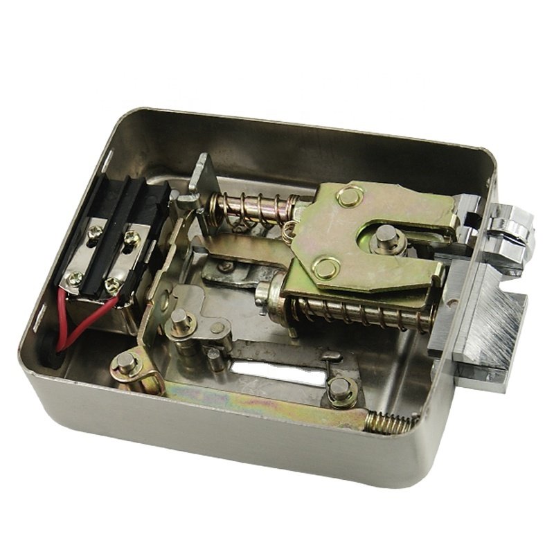 Double Cylinder electric rim lock Iron Nickle-Plated High- SS304 for access control system