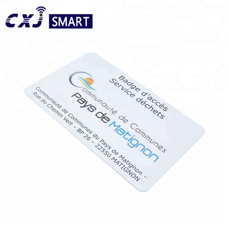 13.56 MHZ smart nfc customized printing tarjetas rfid access control card