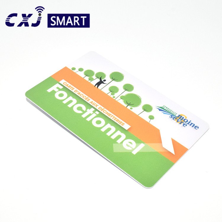 13.56 MHZ smart nfc customized printing tarjetas rfid access control card