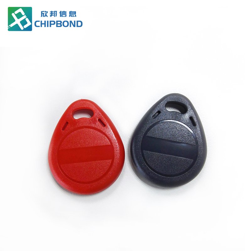 Custom access control cards rfid keyfobs key Programmable Rewritable UID ABS NFC Tag Keyfob RFID Key Fob with keychain