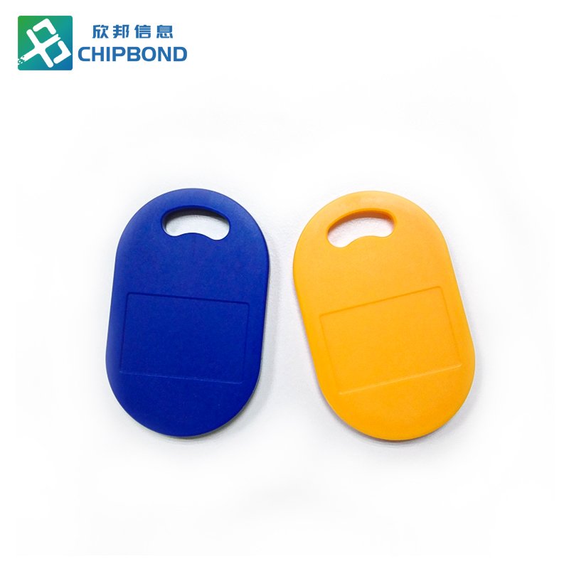 Custom access control cards rfid keyfobs key Programmable Rewritable UID ABS NFC Tag Keyfob RFID Key Fob with keychain