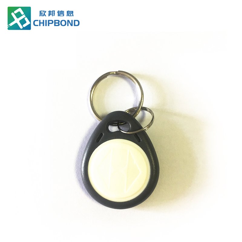 Custom access control cards rfid keyfobs key Programmable Rewritable UID ABS NFC Tag Keyfob RFID Key Fob with keychain