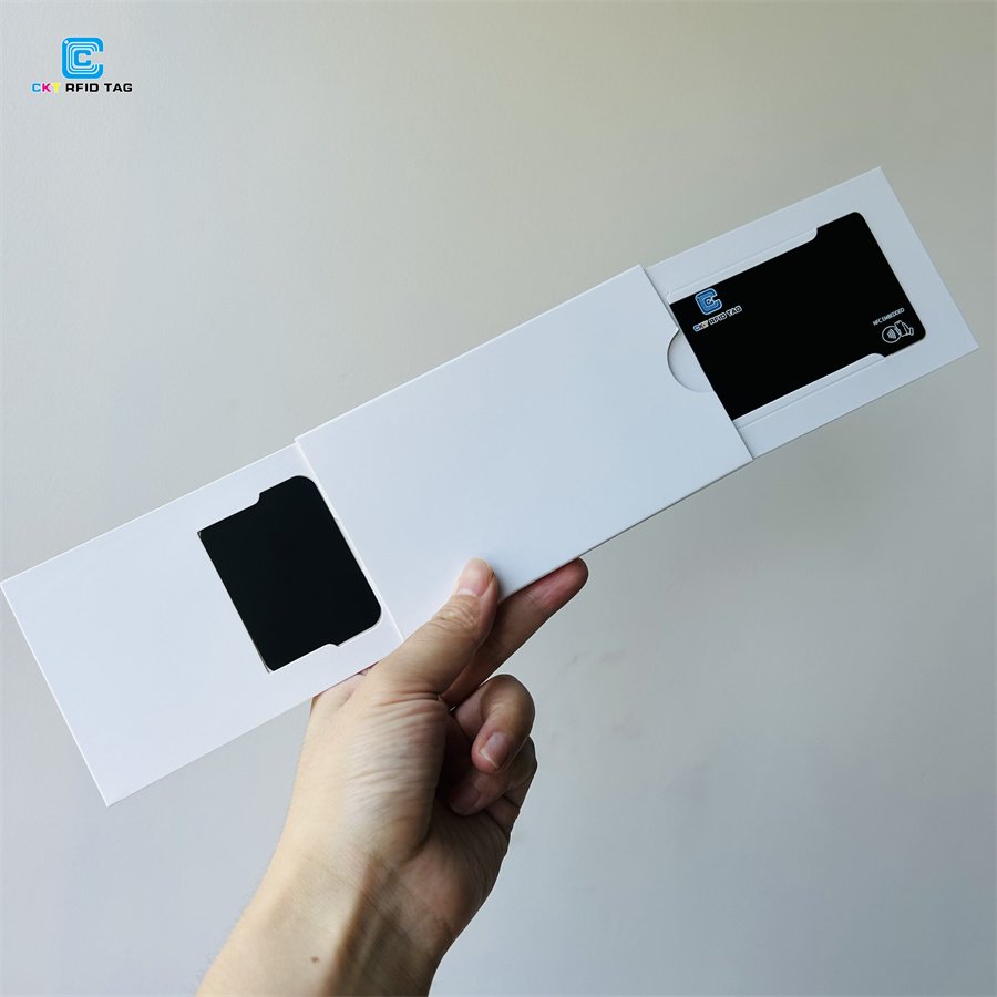 Matte White Phone NFC Card Digital Business Cards 57X41MM