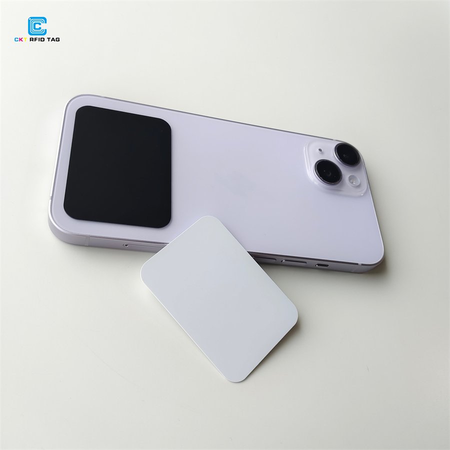 Matte White Phone NFC Card Digital Business Cards 57X41MM