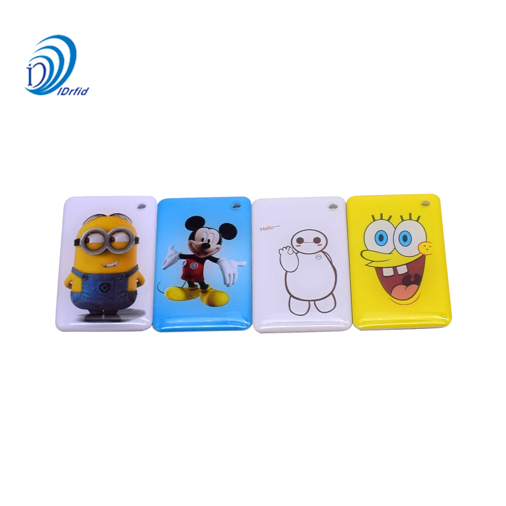 Rectangle 50*30mm Passive NFC Access Control Card Epoxy Resin Smart Card