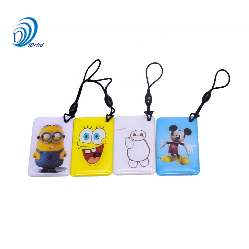 Rectangle 50*30mm Passive NFC Access Control Card Epoxy Resin Smart Card
