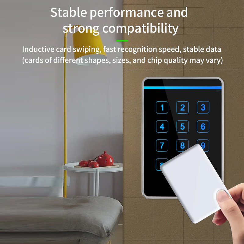 Metal waterproof Touch Screen Password Keypad Wiegand 26 Rfid 13.56Mhz Em Card Door Access Control card readers