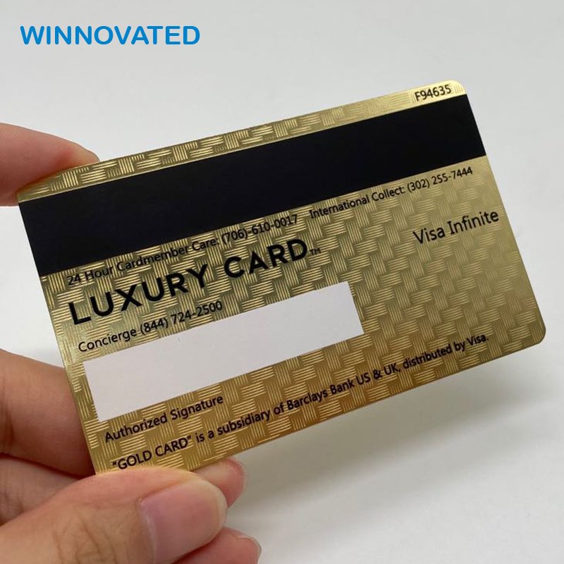Blank Replacement Custom Credit ATM Card Metal