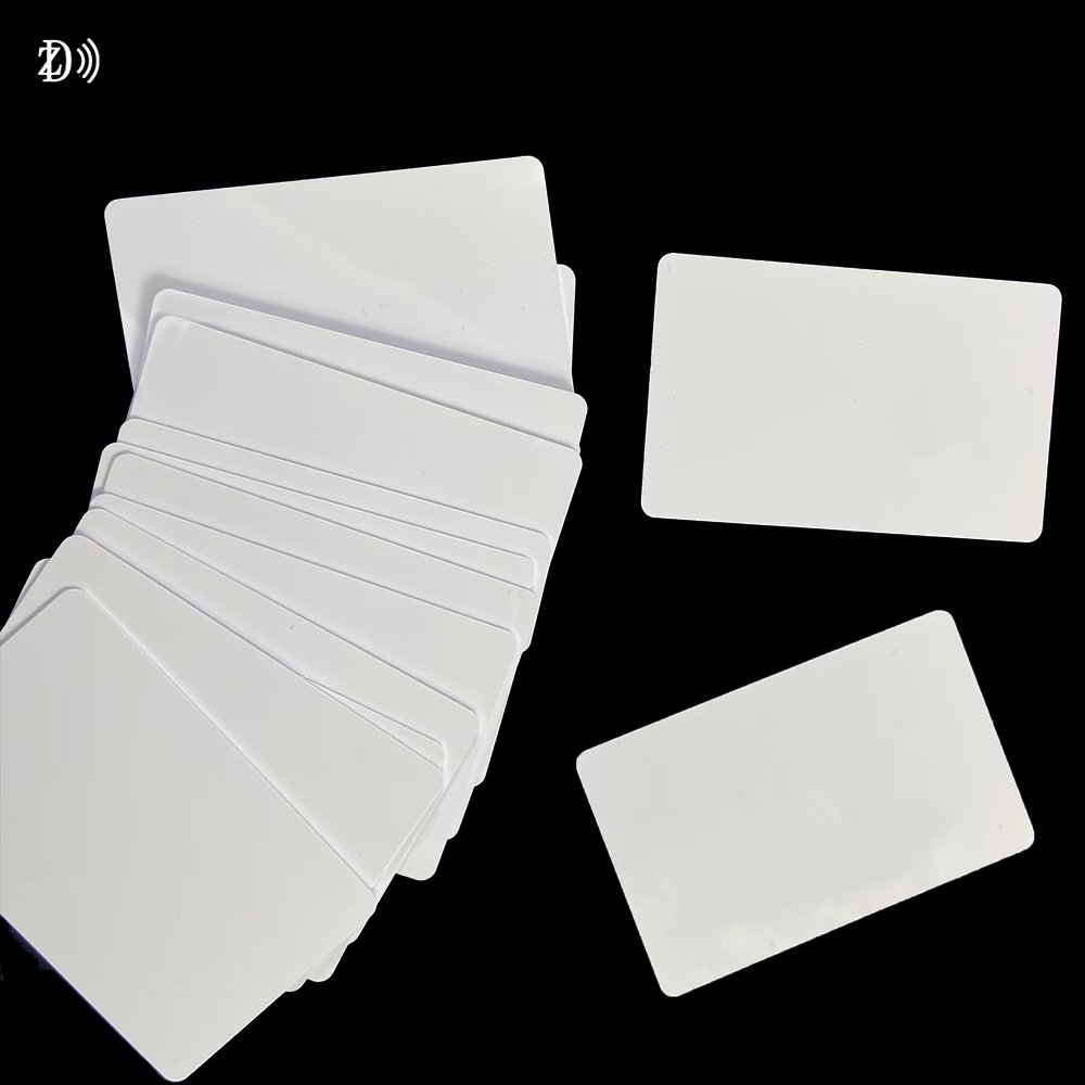 Printable NFC Tag Contactless Blank Plastic F08 PVC White RFID Card