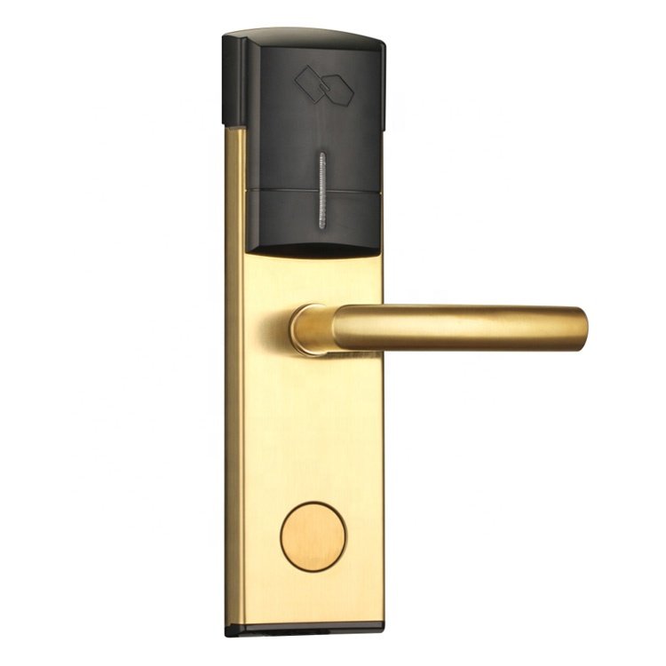 Good Stainless Steel Material Smart Card Key RFID Access Control Hotel Door Electronic Lock